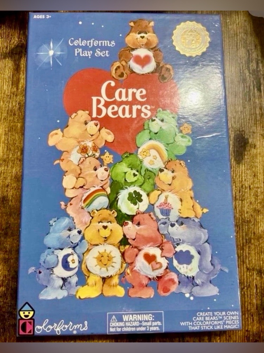 Vintage Set of Care Bear Colorforms